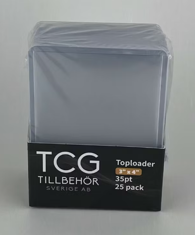 Toploaders 25-pack "Clear"
