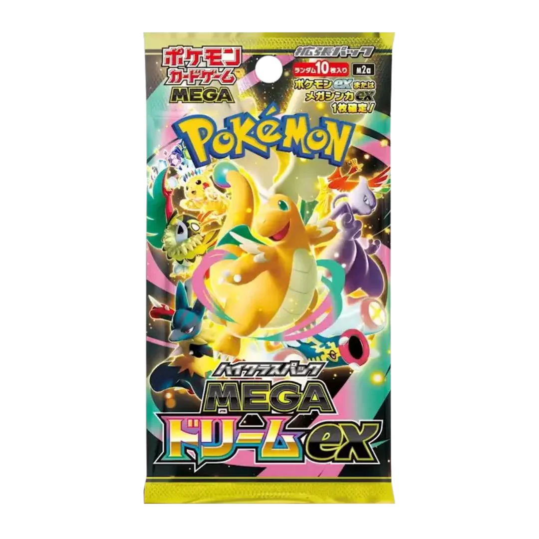 Mega Dream Ex Booster Pack - RIP N SHIP (Japanskt) (Öppnas LIVE)